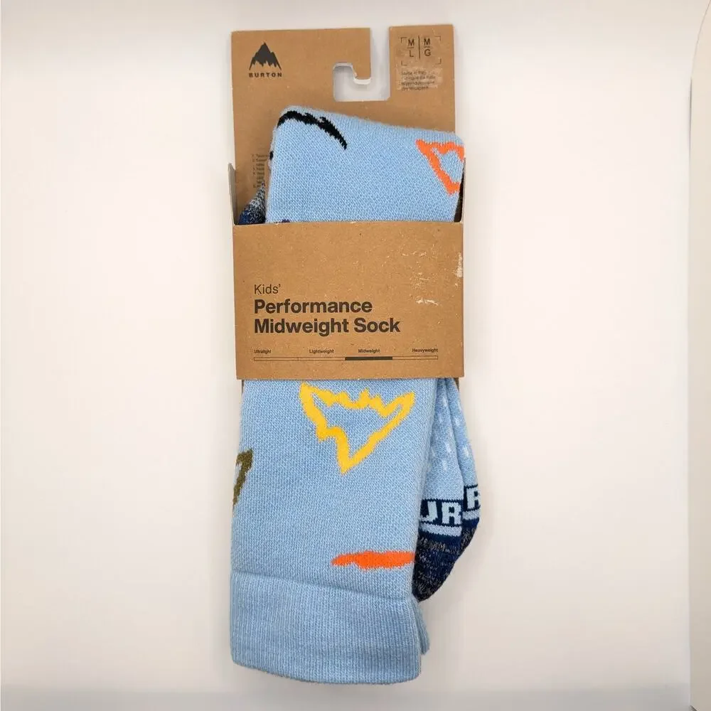 Burton Kids Performance Midweight Socks - M/L (2-4)